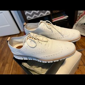 Cole Haan Men Zerogrand StitchLite White Shoes, Size: 12